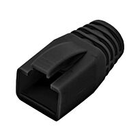 Linkbasic Black Boots for RJ45-6FTP