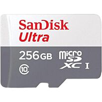 Sandisk Ultra 256GB microSD UHS-I Class 10 Memory Card