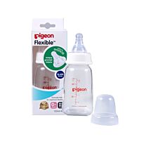 Pigeon - Flexible Glass Bottle With Peristaltic Nipple - 120ml