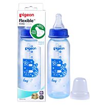 Pigeon - Flexible Bottle STD Neck Blue - 240ml