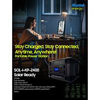 Mecer Kapa Energy Q2400 Portable Power Station Pure Sine wave - 2400W with 1700wh