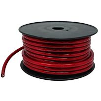 Solarix 25mm2 Battery Power Cable 30 Metre Roll Red