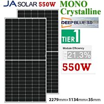 Solarix JA 550W Mono Crystalline Half Cell Solar Panel