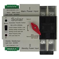 Solarix Dual Power ATS 63A 2 Pole Automatic Change Over