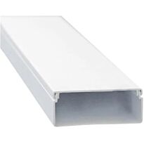 Solarix PVC Trunking 3 Metre Length 100mm X 40mm