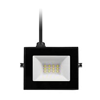 Switched Classic 10W LED Flood Light Black