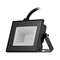 Switched Classic 10W LED Flood Light Black