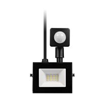 Switched Classic 10W LED Flood Light with Automatic Motion Sensor