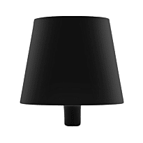 Switched Sleek Series Universal Rechargeable LED Bottle Lamp Black