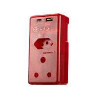 SWITCHED High Surge Multi  Adaptor with USB + Type C PD20W