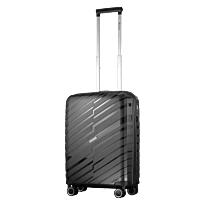 Travelwize  Java PP 4-Wheel Spinner 65cm Luggage Black