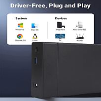 UniQue 2 In 1 3.5 Inch USB SATA External Hard Drive Enclosure Case