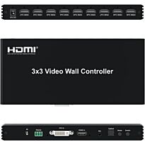 UniQue 3x3 HDMI Video Wall Controller