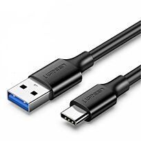 UGREEN Type-C to USB 3.0 Cable 1m – Fast Charging 3A, 5Gbps Sync – Black