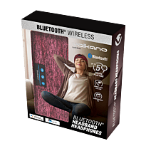 Volkano Lucid Series Bluetooth Headband Headphones - Red