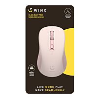 WINX CLICK Easy 1600DPI 2.4GHz Wireless Mouse - Pink