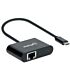 Manhattan SuperSpeed USB Type C to Gigabit Network Adapter with Power Delivery Port