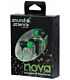 Manhattan Sound Science Nova Sweatproof Earphones Black and Green