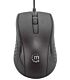 Manhattan Wired USB Optical Mouse Black