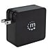 Manhattan Power Delivery Wall Charger - 60 W USB-C Power Delivery Port (up to 60 W) USB-A Charging Port (up to 2.4 A) Black