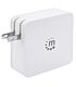 Manhattan Power Delivery Wall Charger - 60 W USB-C Power Delivery Port (up to 60 W) USB-A Charging Port (up to 2.4 A) White
