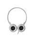 HP H2800 Stereo Headphones - 3.5mm Mini-jack - White with Pike Silver