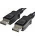 Manhattan DisplayPort Monitor Cable DisplayPort 20-pin Male to DisplayPort 20-pin Male 1.0 metre-Black