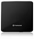 Transcend Extra Slim Portable DVD Writer, USB Powered - Black