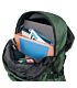 Manhattan 15.6 inch Zippack Notebook Backpack Colour Black and Green