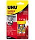 UHU Ultra Fast Minis Superglue 3 Mini Tubes 1g Card (Box-10)