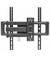 Manhattan Universal Basic LCD Full-Motion Wall Mount - Holds One 32 inch to 55 inch Flat-Panel or Curved TV up to 35 kg (77 lbs.)