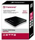 Transcend Extra Slim Portable DVD Writer, USB Powered - Black