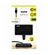 Port USB3.0 to 4 x USB3.0 5Gbps 4 Port Hub - Black