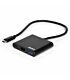 Port USB Type-C to 1 x HDMI|1 x USB3.0|1 x Type-C 60W PD Dock - Black