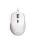 Port Connect Wired USB|Type-C 3600DPI Mouse - White