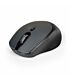 Port Wireless Silent 3600DPI 3 Button USB and Type-C Dongle Mouse - Black
