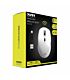 Port Wireless Silent 3600DPI 3 Button USB and Type-C Dongle Mouse - White