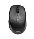 Port Wireless Rechargeable 1600DPI 5 Button Bluetooth Mouse - Black