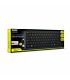 Port Office Executive Low Profile 105key Wired Keyboard - Black