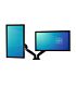 PORT Monitor Arm VESA Dual Screen - Black