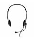 Port Stereo Headset with Mic with 1.2m Cable|1 x 3.5mm|Volume Controller - Black