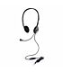 Port Stereo Headset with Mic with 1.2m Cable|1 x 3.5mm|Volume Controller - Black