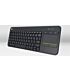 Logitech K400 Plus Touch Wireless Keyboard - Black