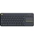 Logitech K400 Plus Touch Wireless Keyboard - Black
