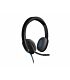 Logitech Headset H540 USB Headset Laser Tuned Drivers Comfortable Padding On Ear Audio Controls  Plug & Play