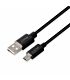 Astrum UC115 USB2.0 Cable 1.5M Type A-C Mini Black