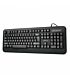 Astrum KB110 Classic Wired Keyboard 104keys + Media Keys English Black