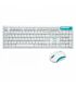 Astrum KW250 Wireless Slim Keyboard + Mouse Combo White & Blue