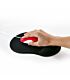 Astrum MP210 Wrist Rest Silicon Gel Rubber Mouse Pad Black