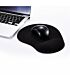 Astrum MP210 Wrist Rest Silicon Gel Rubber Mouse Pad Black